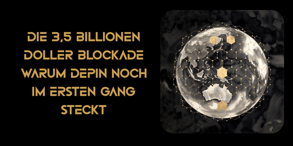 Die 3,5-Billionen-Dollar-Blockade – Warum DePIN noch im ersten Gang steckt