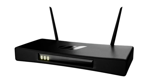 Frontier AirNode, schwarzes Gerät mit zwei Antennen